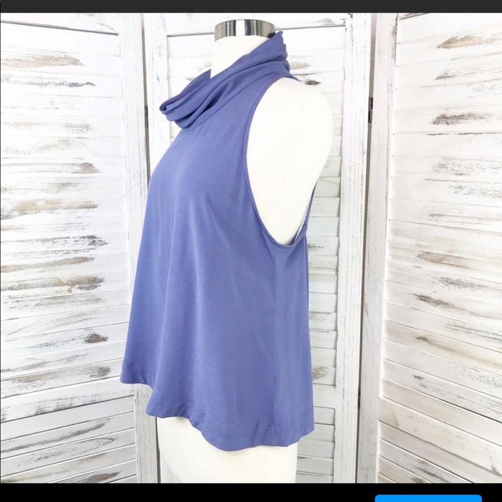Free people purple backless top